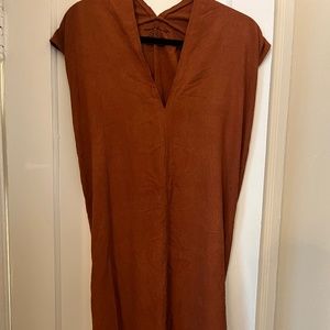 Miranda Bennett Raw Silk Dress